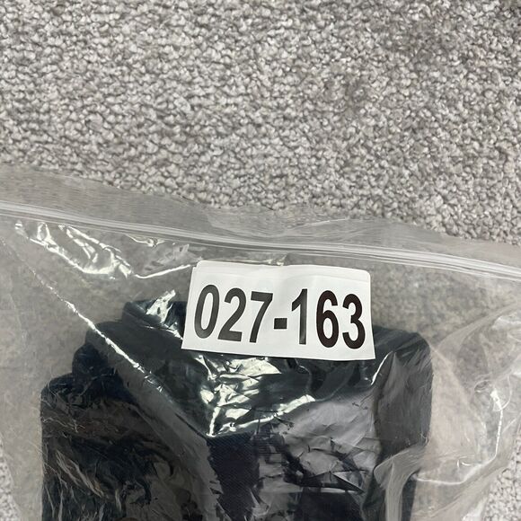 Lands' End Chino Pants Womens 12 Black Mid Rise Straight Leg Cotton Work 34x28 - Picture 14 of 14